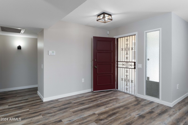 Bright Entryway with Modern Touches