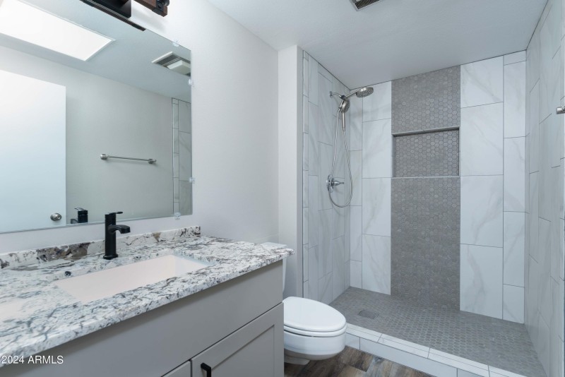 Elegant Bathroom with Custom Tile