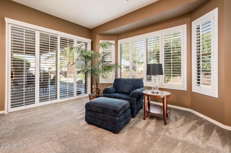 Seating in Main Bedroom