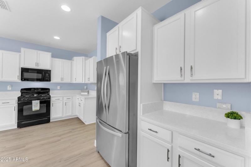 Freshly Painted Cabinets