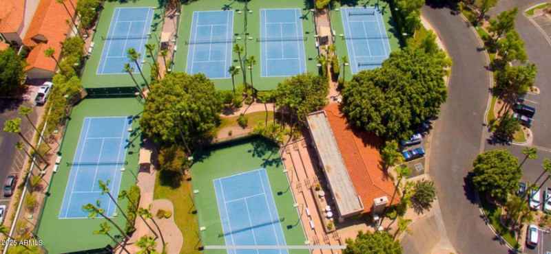 tennis courts