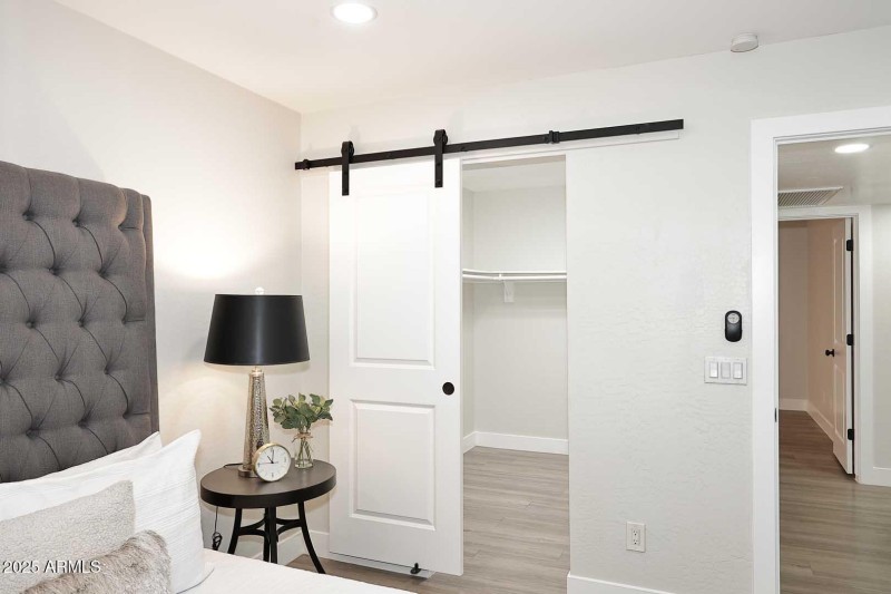 Primary Bedroom-Barn Door