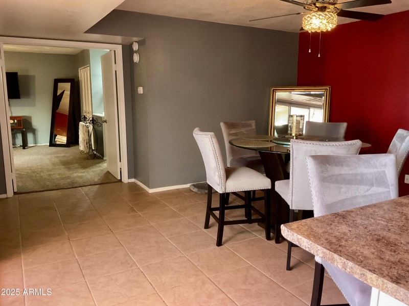 Kitchen to Dining or Family Room