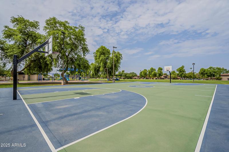 Basketball Court Across Street