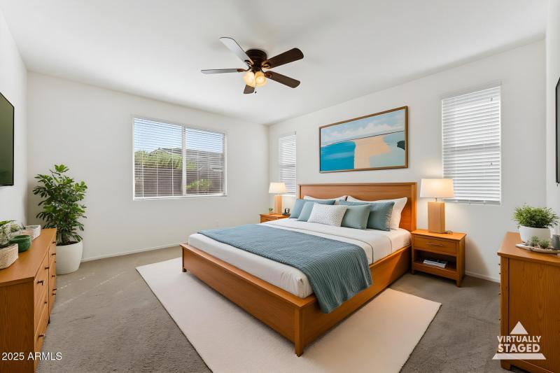 Primary Bedroom (staged)