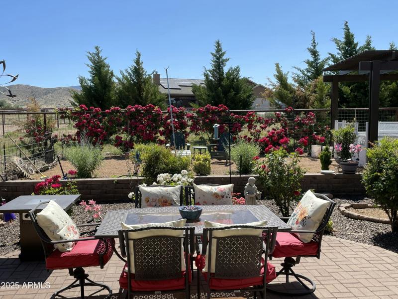 back patio areas with views