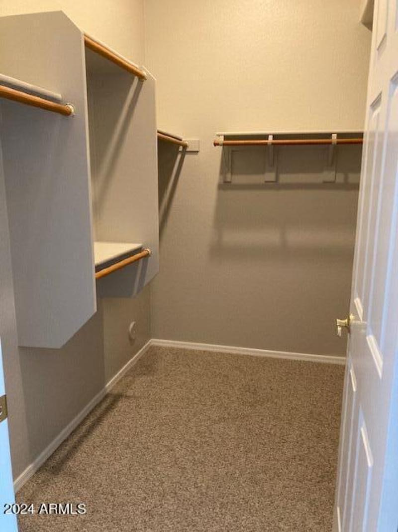 Master walk-in closet