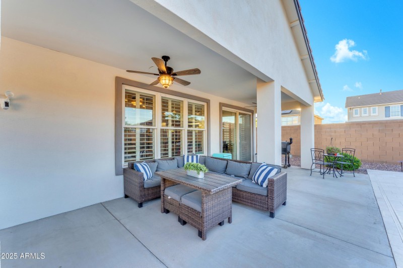 Extended Covered Patio