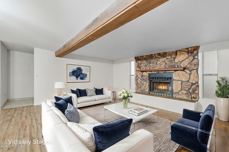 Virtually Stage Living Area