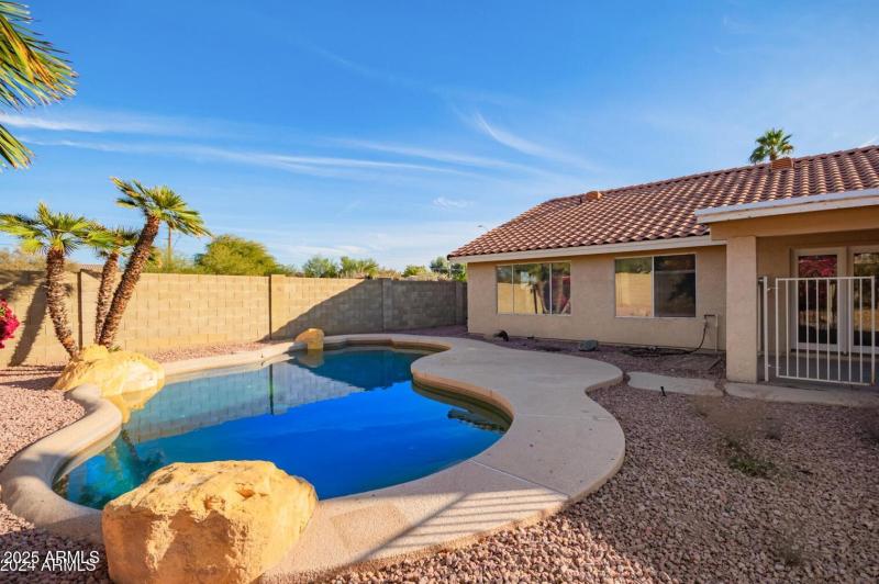 Private Backyard with Pool