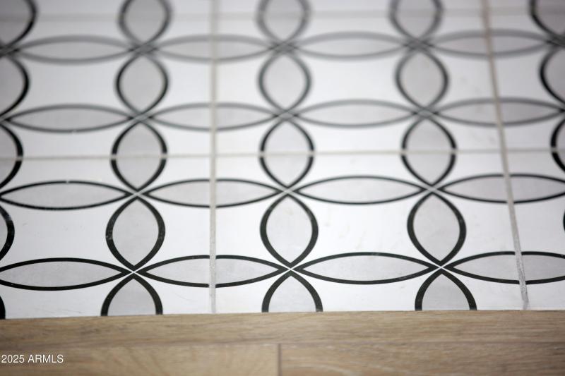 Master bathroom tile floor