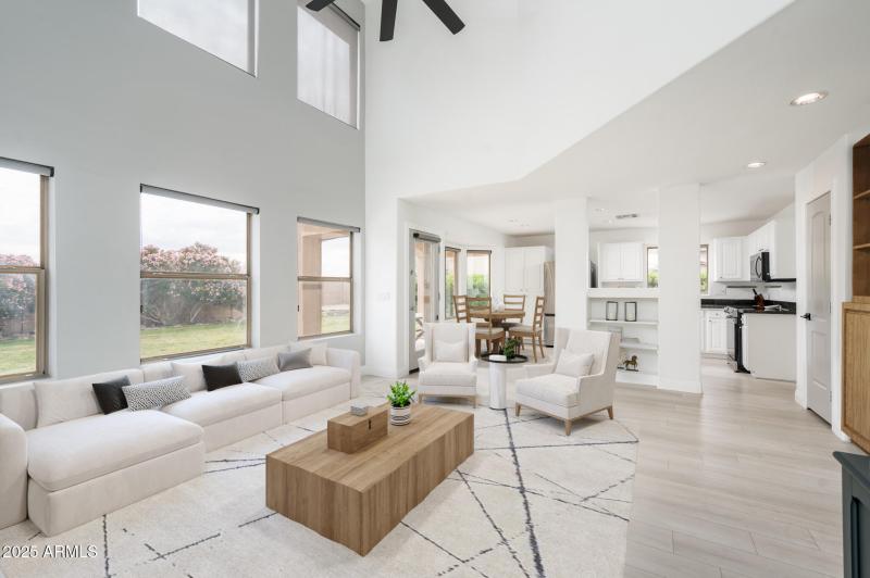 Le Marche Kitchen and LIving Room