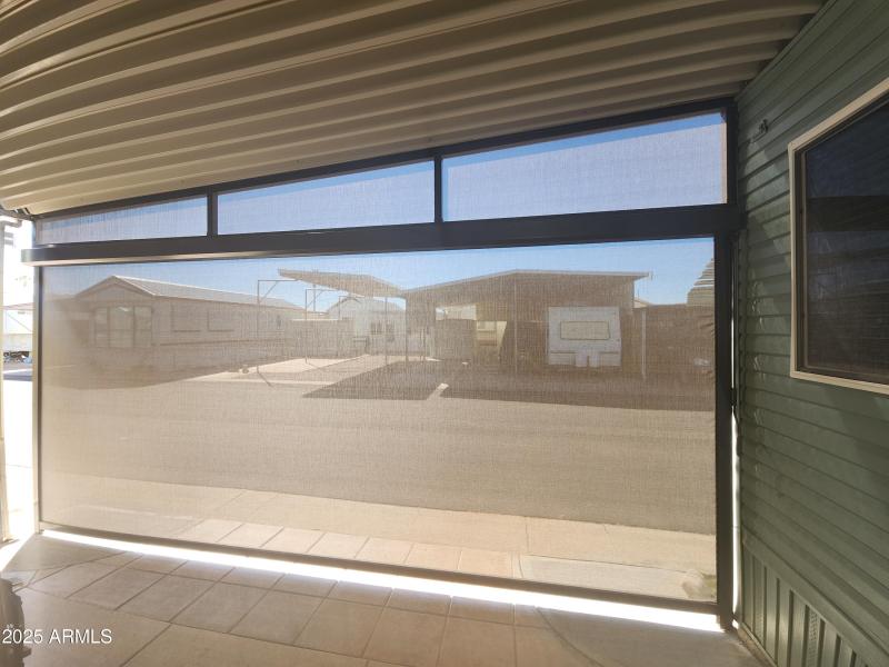 69. Manual shade lowering shades screens