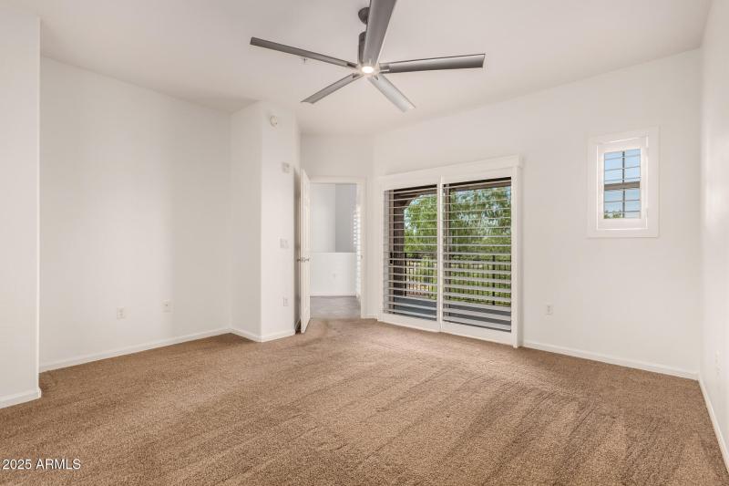 Primary Bedroom with Balcony