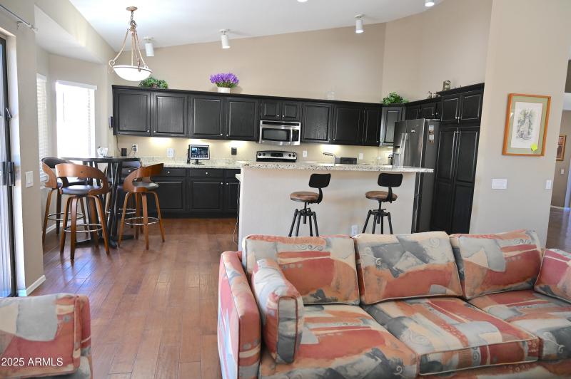 Family room kitchen