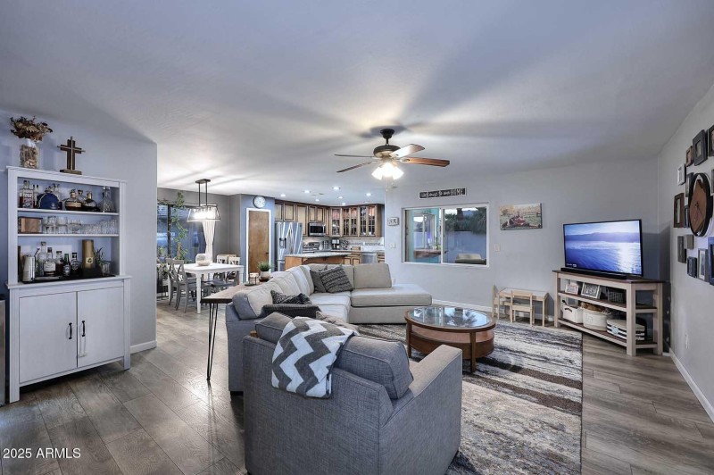 Night-Great Room-Kitchen