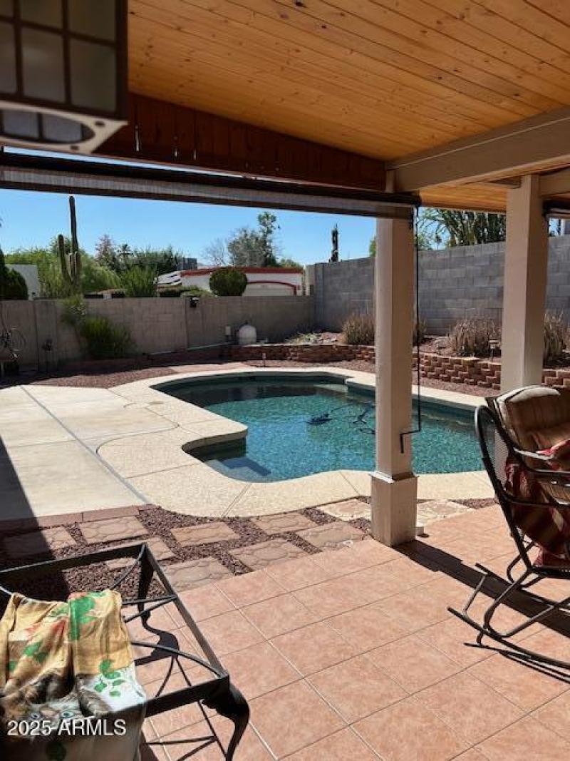 Pool area from Ramada