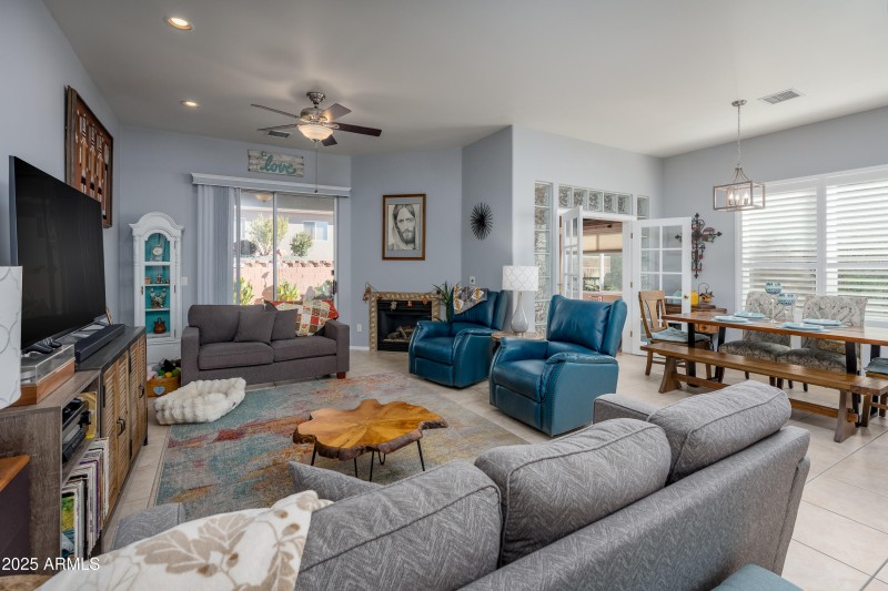 Living & dining rooms