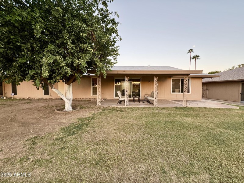 Back Patio with Golf Course Views!