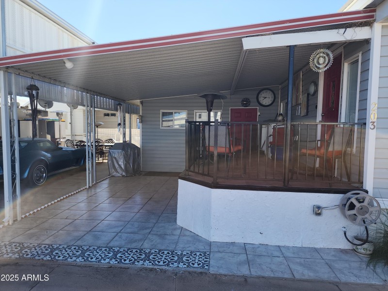 8. Carport and entertainment porch.