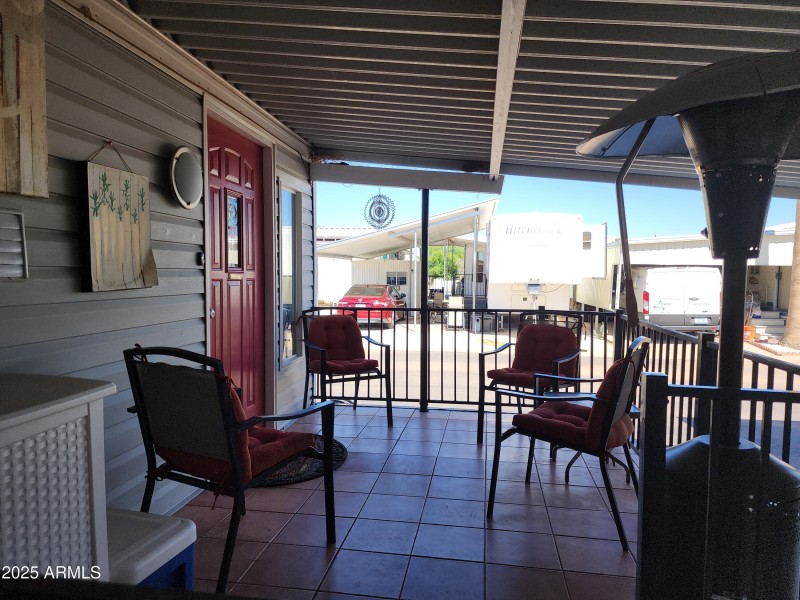 12. Front porch looking North