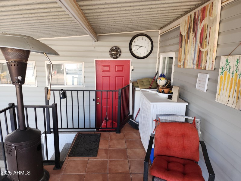 13. Front porch looking South