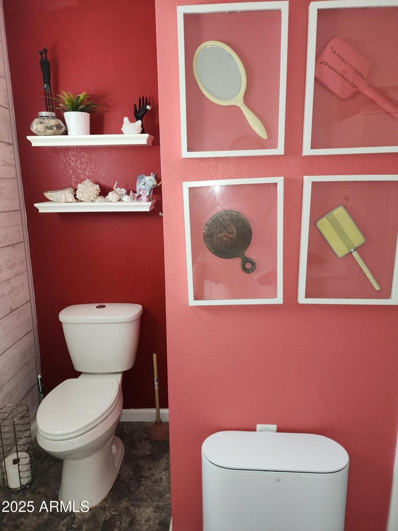 46. Mirror collection displayed