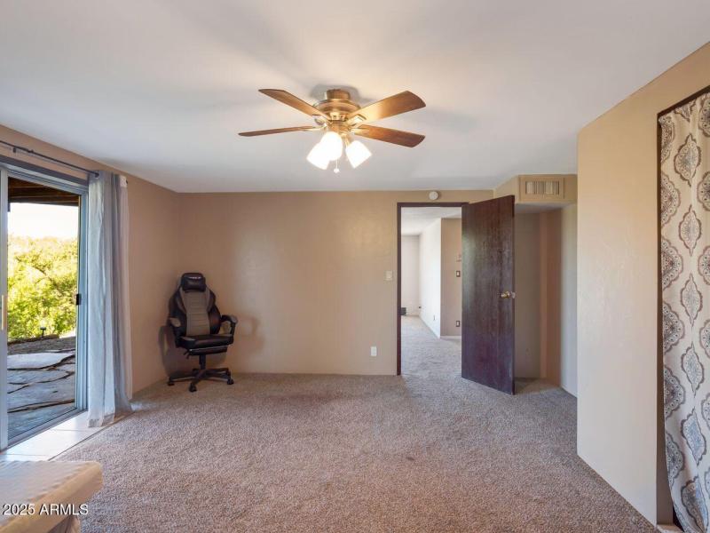 Walkout bedroom 2 downstairs
