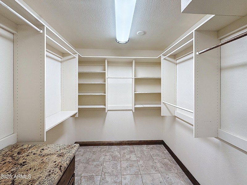 Spacious Primary Closet