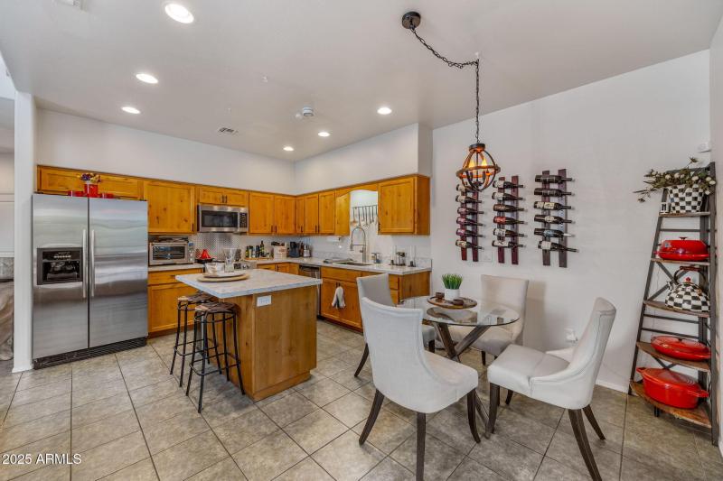 Kitchen with dining area