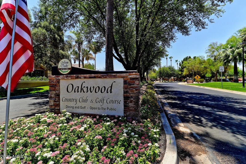 Oakwood Entry Sign