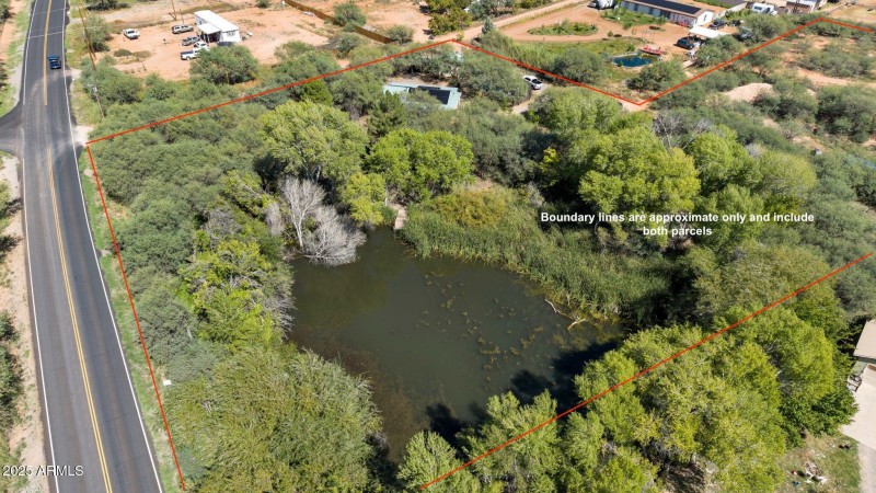 Aerial_Pond 1 Boundary Lines