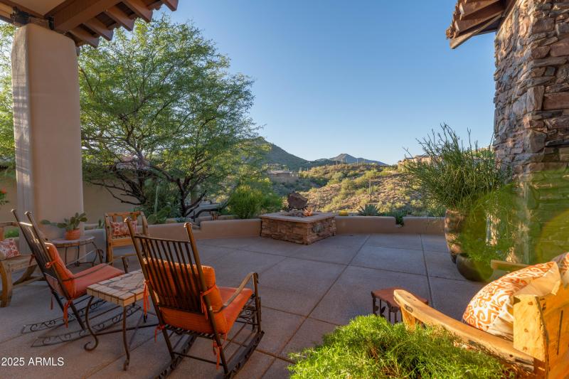Living Patio with Fire Pit