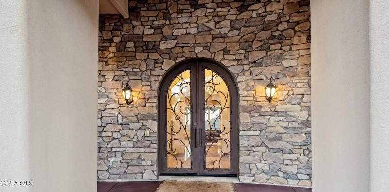 Arched Entry Doorway