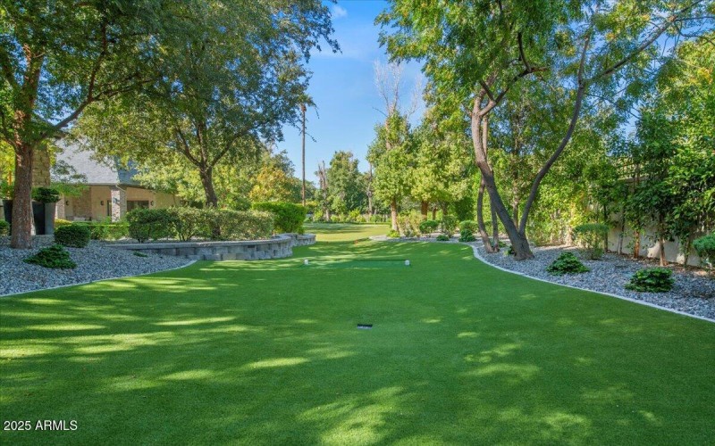 80 yard Golf Tees to Putting Green
