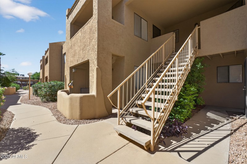 Stairs to front door