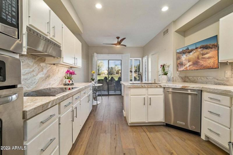 Kitchen with Stainless Steel appliances