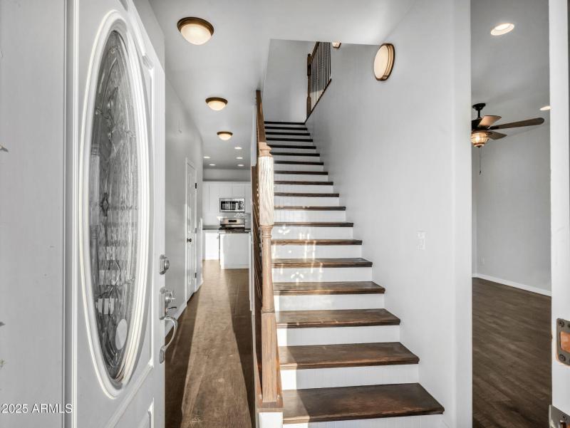 stairway to upper level