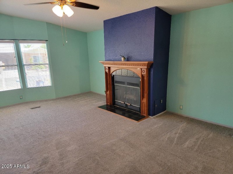 3804 Kansas family room with fireplace