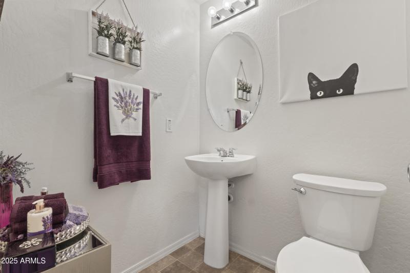 Downstairs half bath