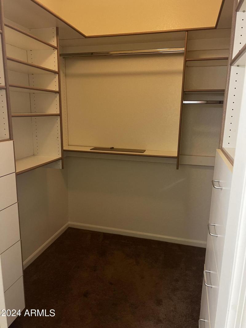 Upstairs closet