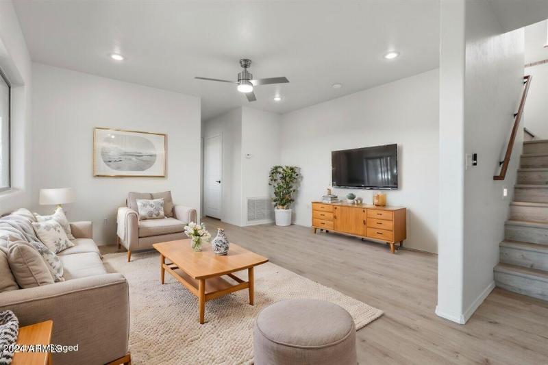 32-Family Room Virtually Staged