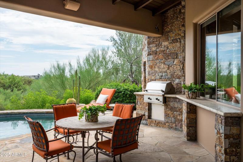 Patio dining and BBQ