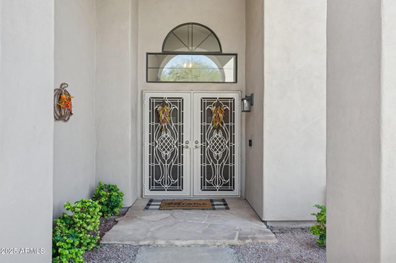 Double Door Front Entrance