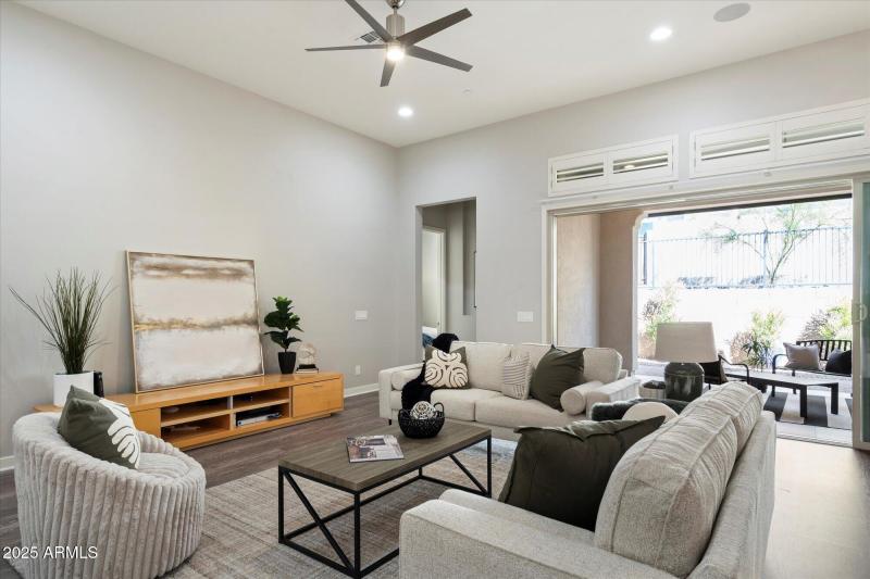 Sliding Wall opens to Patio