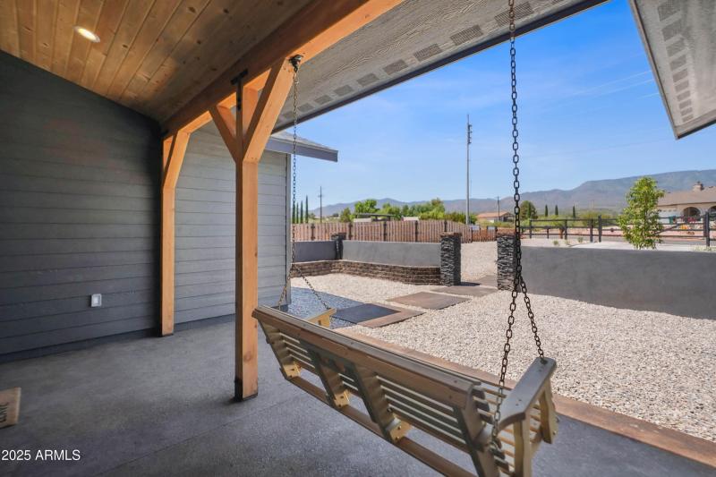 Front Patio Looking Toward Mingus