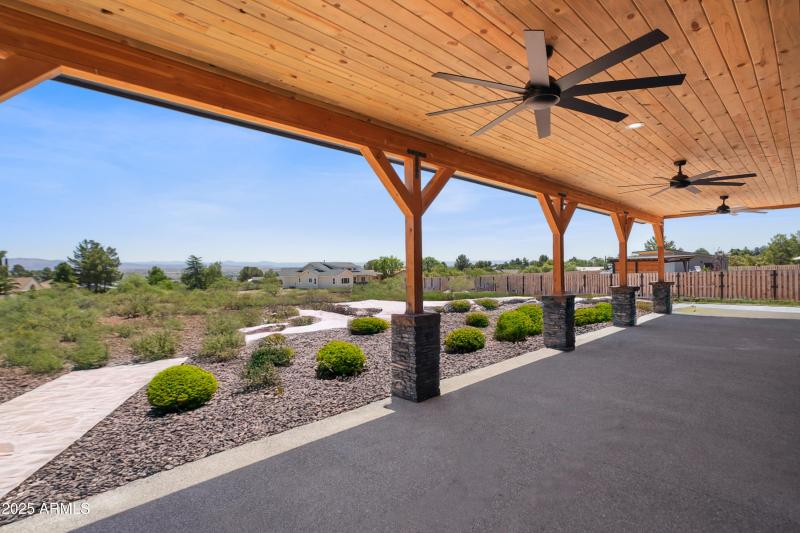 Back Patio with Landscaping Inspiration