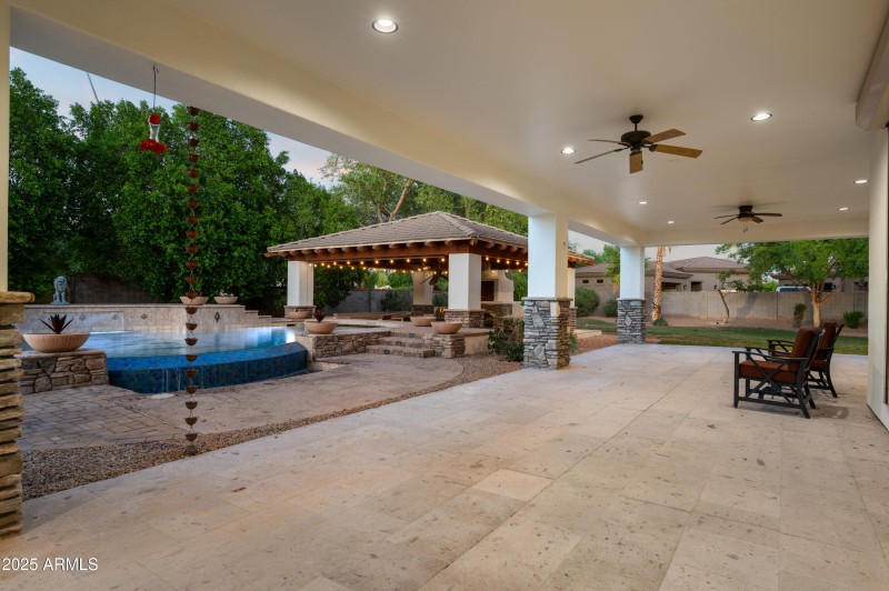 Expansive Covered Patio