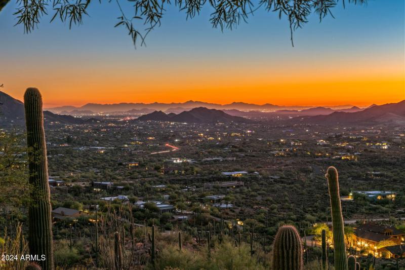 City Lights & Glowing Sunsets
