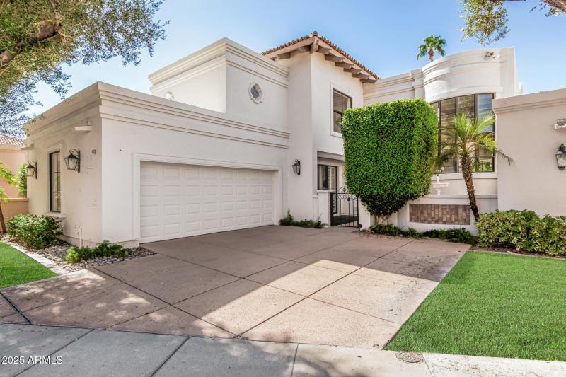 Front Entrance with 2-Car Garage